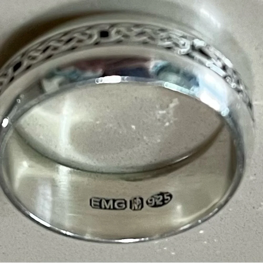 Handmade in Ireland Sterling Silver Celtic Knot Ring